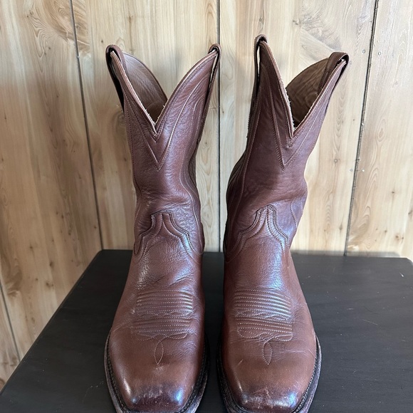 Tecovas Rich Brown Western Boots made in Mexico Size 9.5 EE - Picture 2 of 14